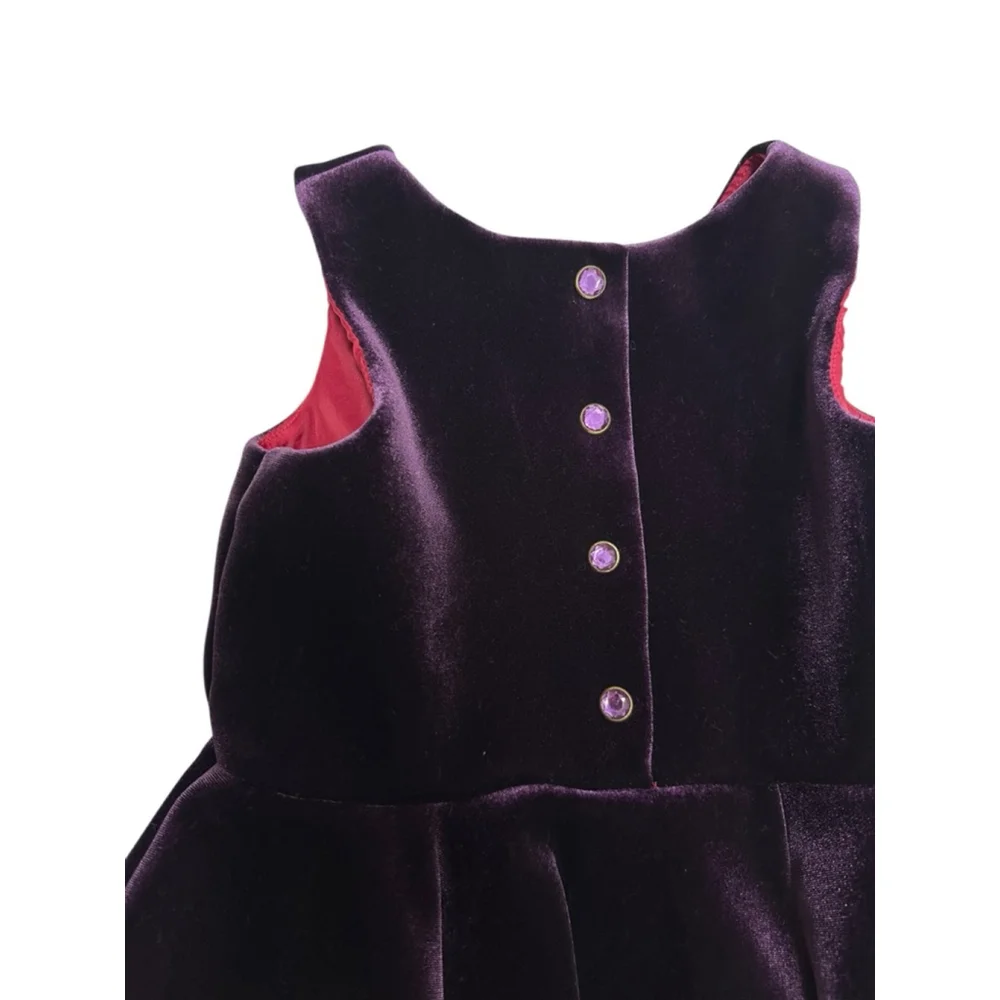 OshKosh B'gosh Girls Purple Velvet Dress Size 3T
